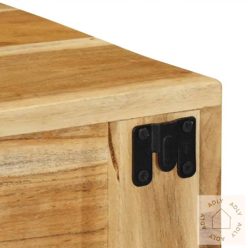 Veggmontert Tv-Benk 40X30X19 Cm Heltre Akasie