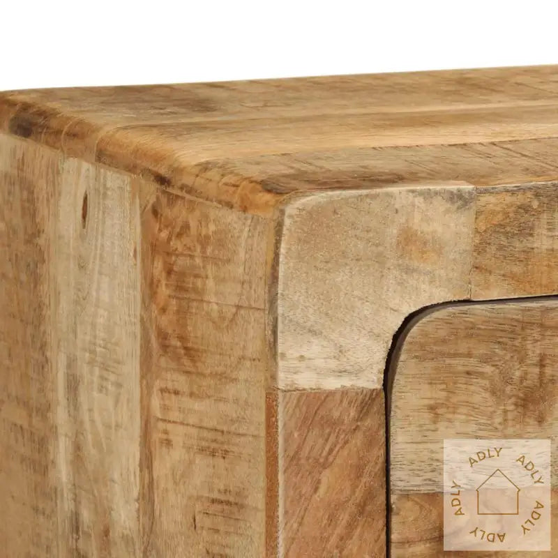 Veggmontert Tv-Benk 100X32X25 Cm Grovt Heltre Mangotre