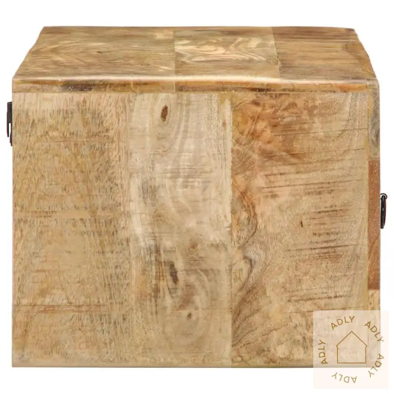 Veggmontert Tv-Benk 100X32X25 Cm Grovt Heltre Mangotre