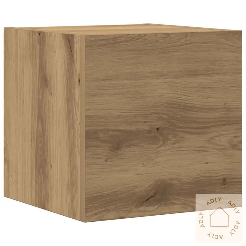 Tv-Skapsett 5 Deler Veggmontert Artisan Eik Konstruert Tre