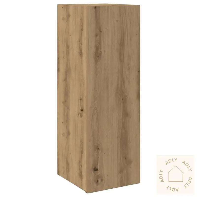 Vegghengte Tv-Benker 6 Stk Artisan Eik Konstruert Tre