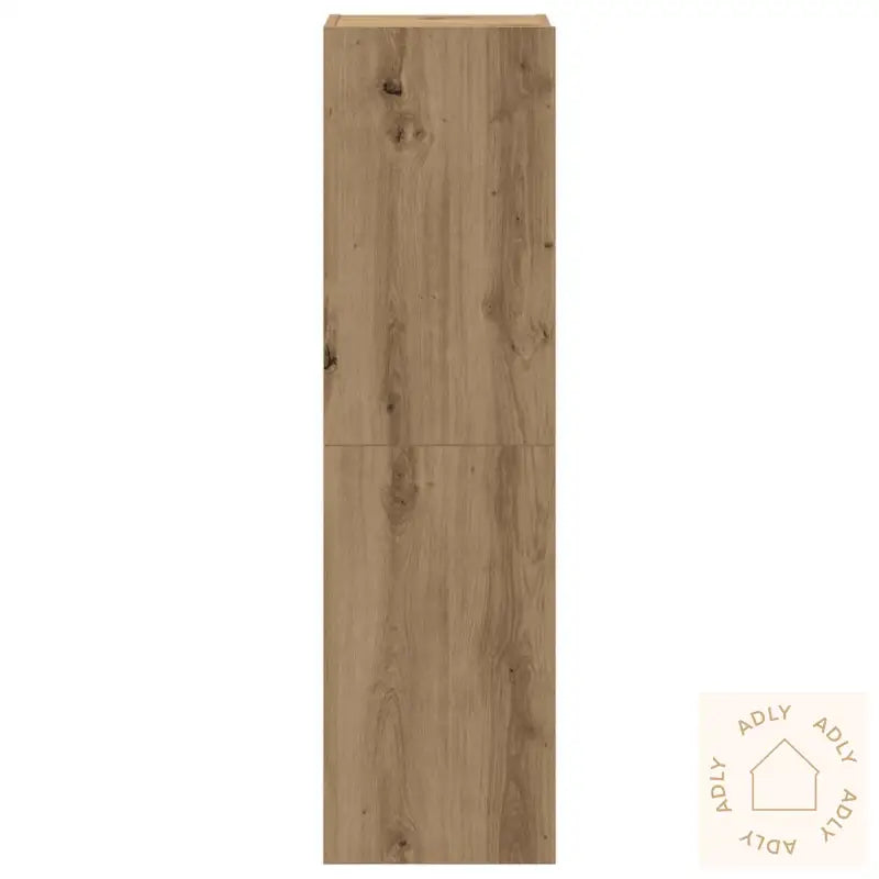 Vegghengte Tv-Benker 4 Stk Artisan Eik Konstruert Tre