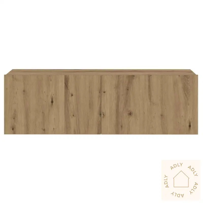 Vegghengte Tv-Benker 6 Stk Artisan Eik Konstruert Tre