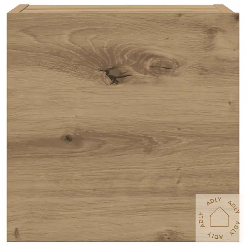 Tv-Skapsett 8 Deler Veggmontert Artisan Eik Konstruert Tre