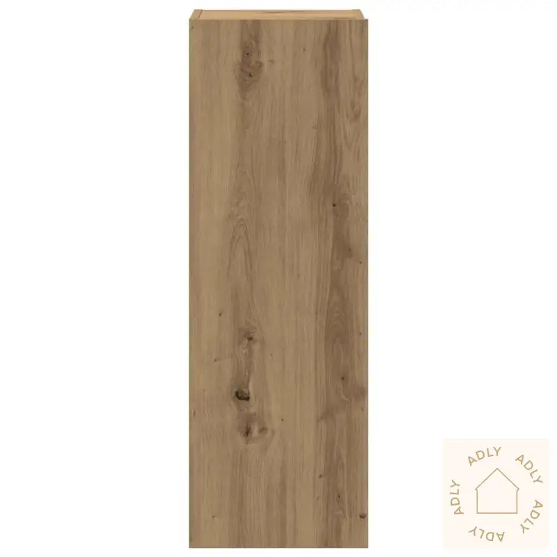 Vegghengte Tv-Benker 4 Stk Artisan Eik Konstruert Tre