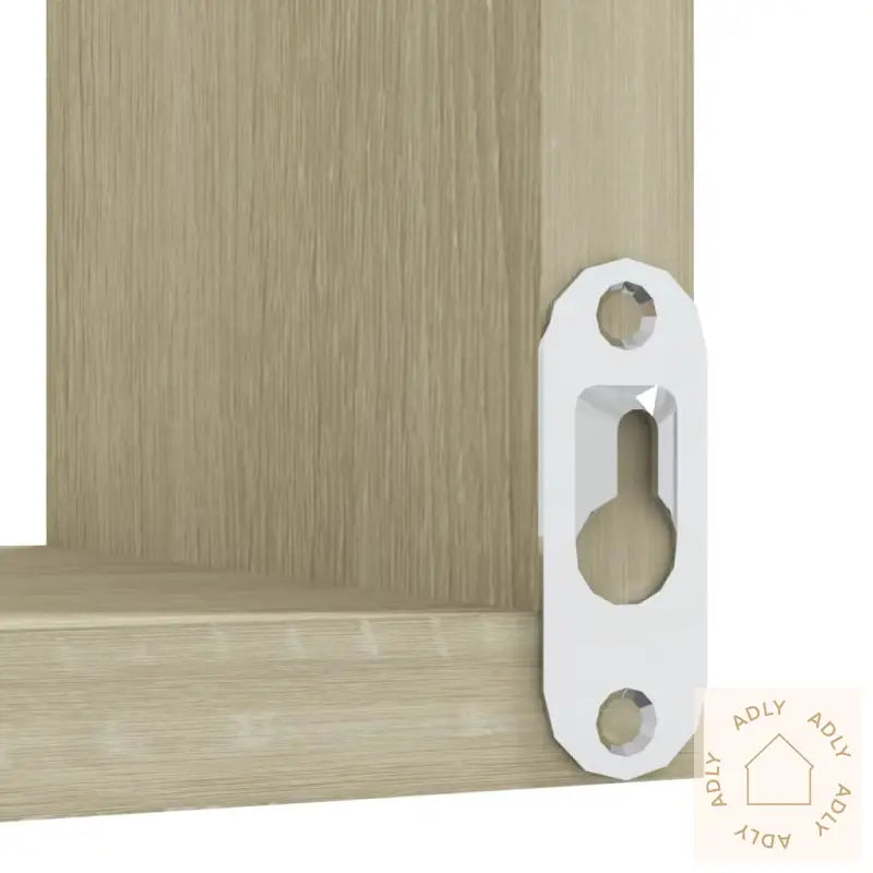 Veggmonterte Hjørnehyller 2 Stk Sonoma Eik 40X40X50 Cm Sponplate