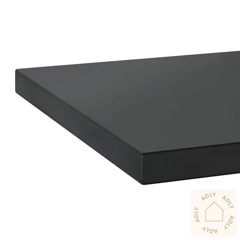 Vegghyller 2 Stk 75X40X3 Cm Svart Rustfritt Stål