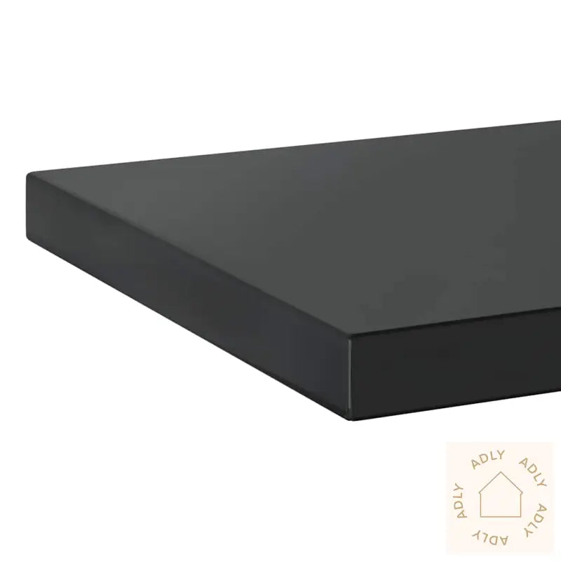 Vegghyller 2 Stk 50X30X3 Cm Svart Rustfritt Stål