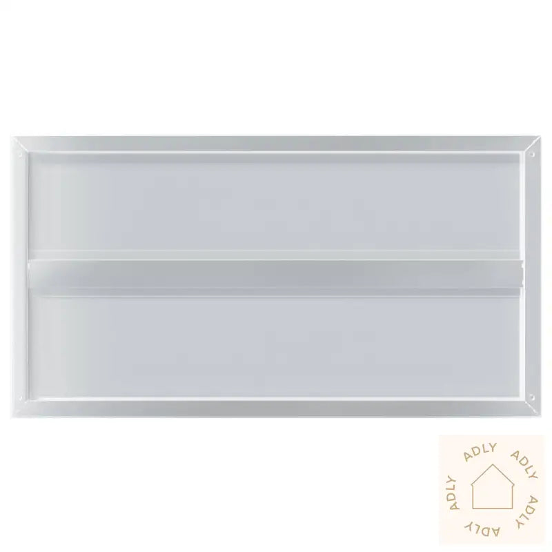 Vegghyller 2 Stk 75X40X3 Cm Sølv Rustfritt Stål