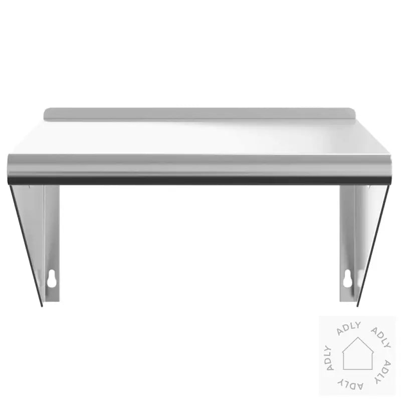 Vegghylle 50X45X31 Cm Sølv Rustfritt Stål