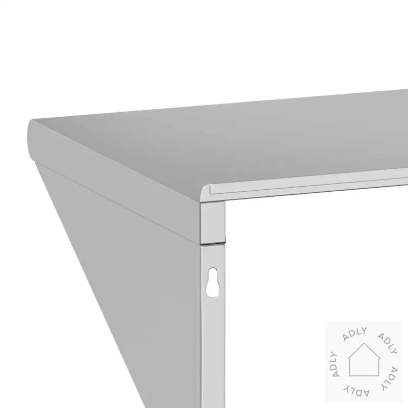 Vegghylle 50X45X31 Cm Sølv Rustfritt Stål