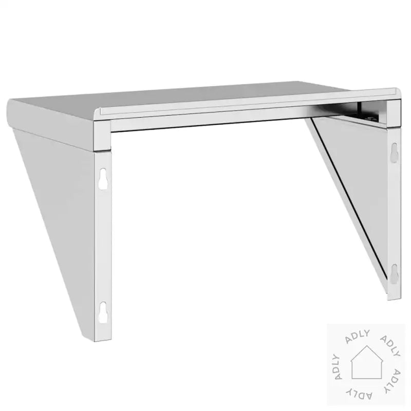 Vegghylle 50X30X31 Cm Sølv Rustfritt Stål