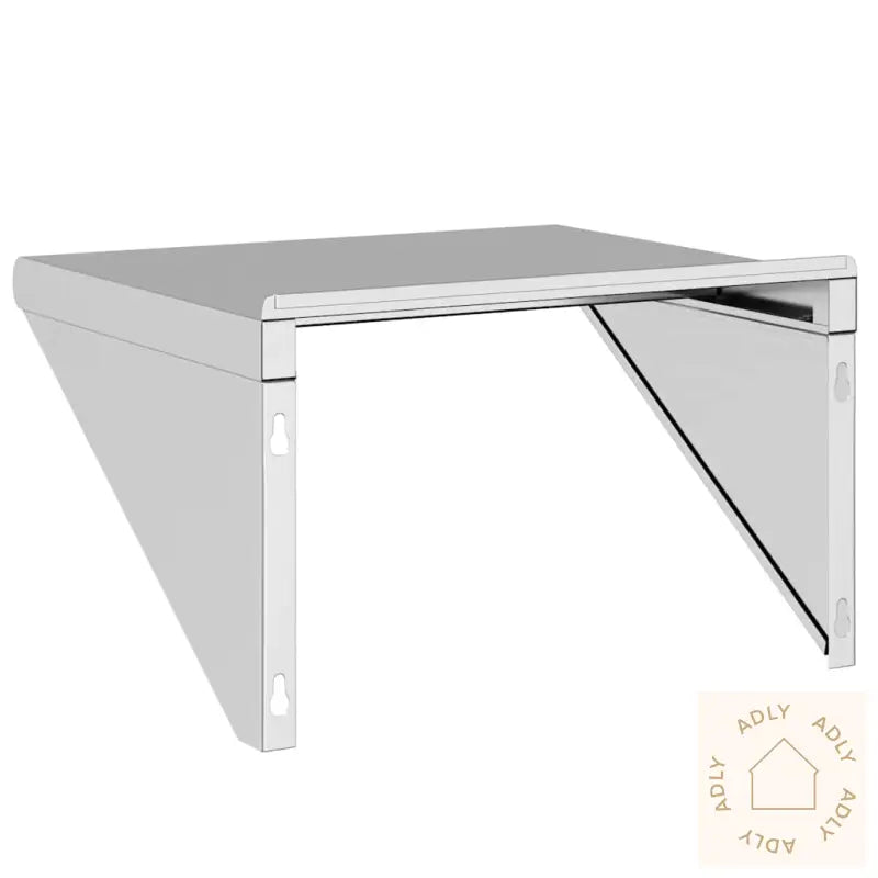 Vegghylle 50X45X31 Cm Sølv Rustfritt Stål