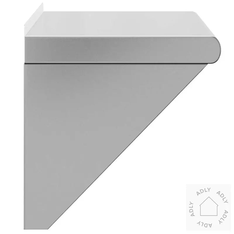 Vegghylle 50X30X31 Cm Sølv Rustfritt Stål