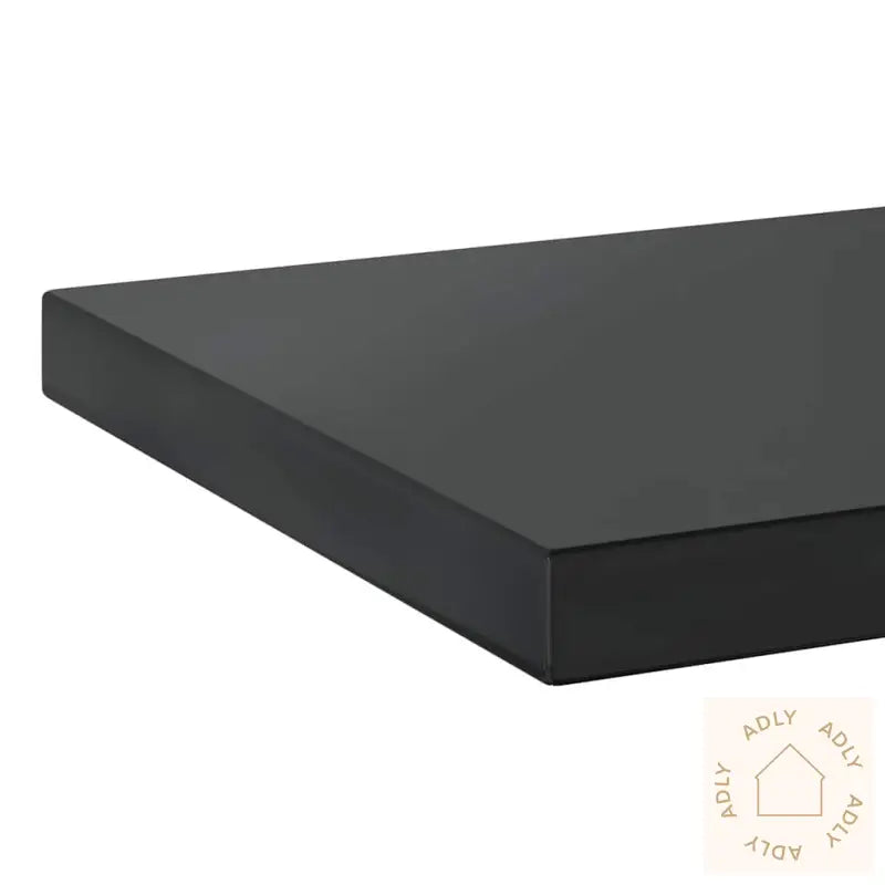 Vegghyller 2 Stk 75X30X3 Cm Svart Rustfritt Stål
