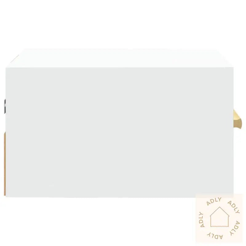 Veggmonterte Nattbord 2 Stk Hvit 35X35X20 Cm