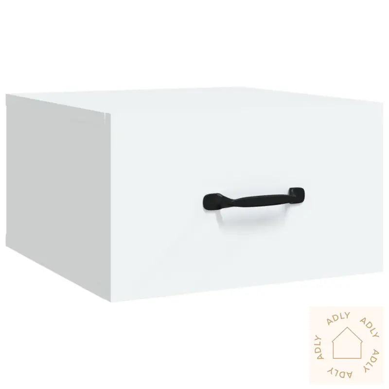 Veggmonterte Nattbord 2 Stk Hvit 35X35X20 Cm