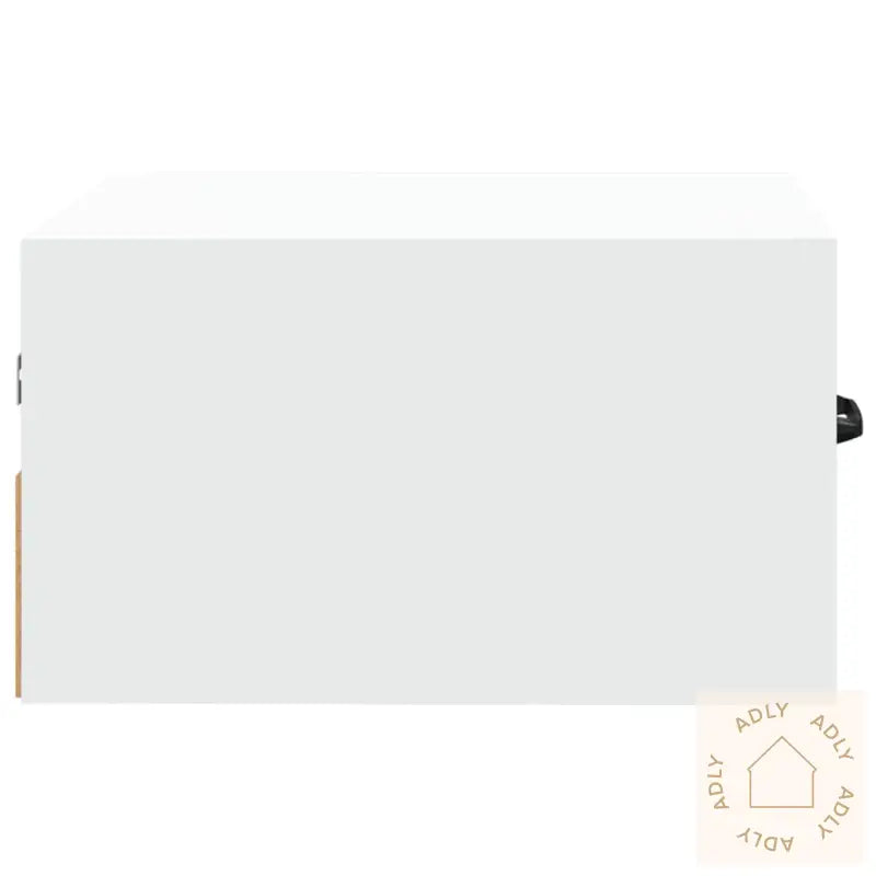 Veggmonterte Nattbord 2 Stk Hvit 35X35X20 Cm