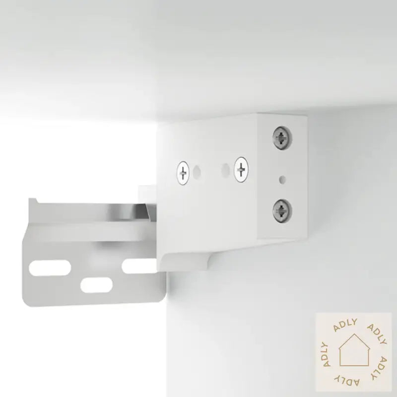 Veggmonterte Nattbord 2 Stk Hvit 35X35X20 Cm