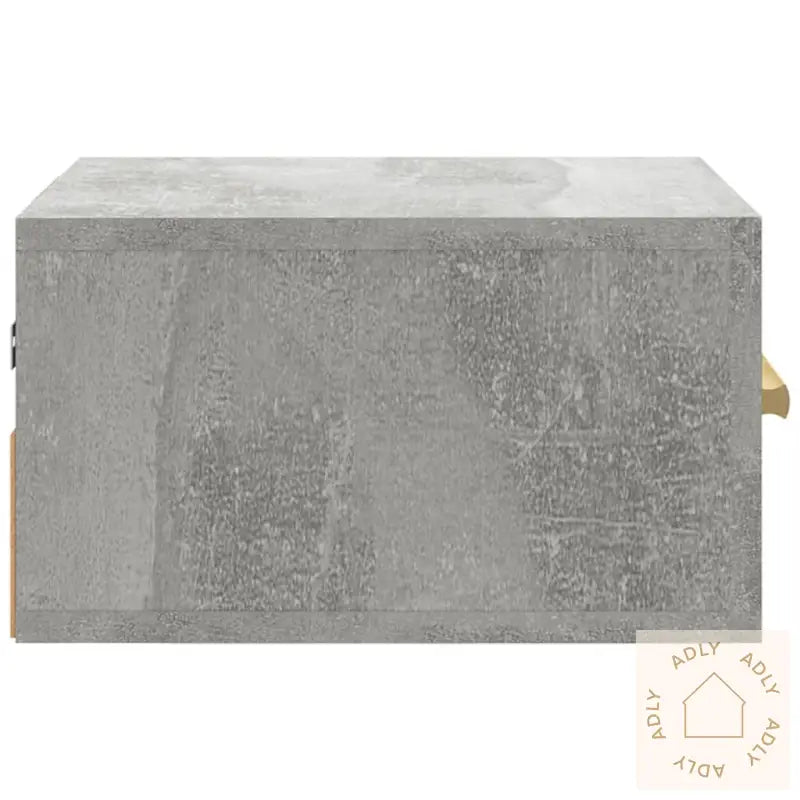 Veggmonterte Nattbord 2 Stk Betonggrå 35X35X20 Cm