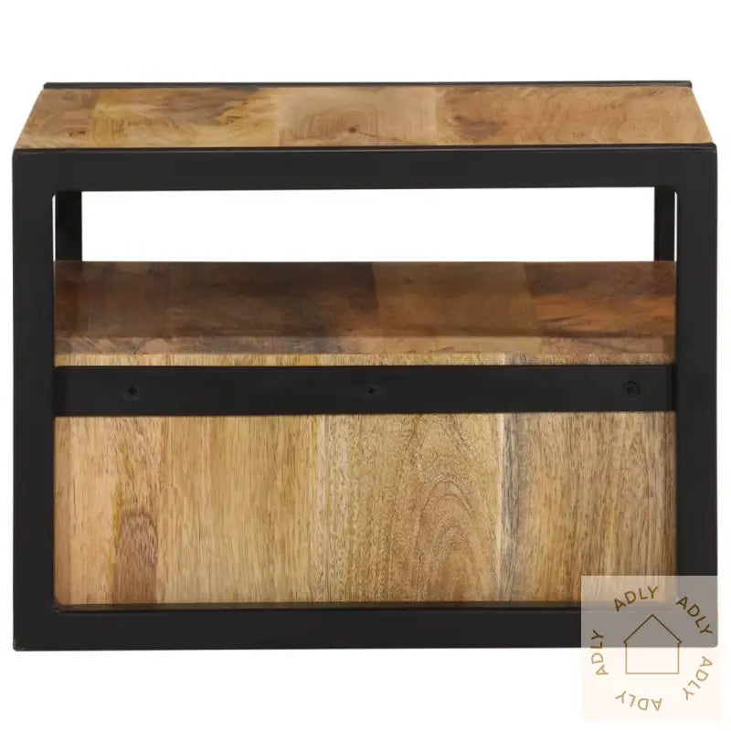 Vegghengt Nattbord 35X35X25 Cm Heltre Akasie