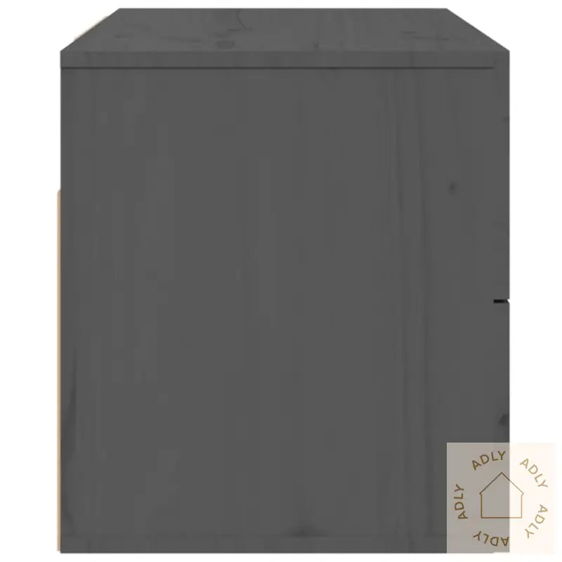 Veggmontert Nattbord Grå 50X36X40 Cm