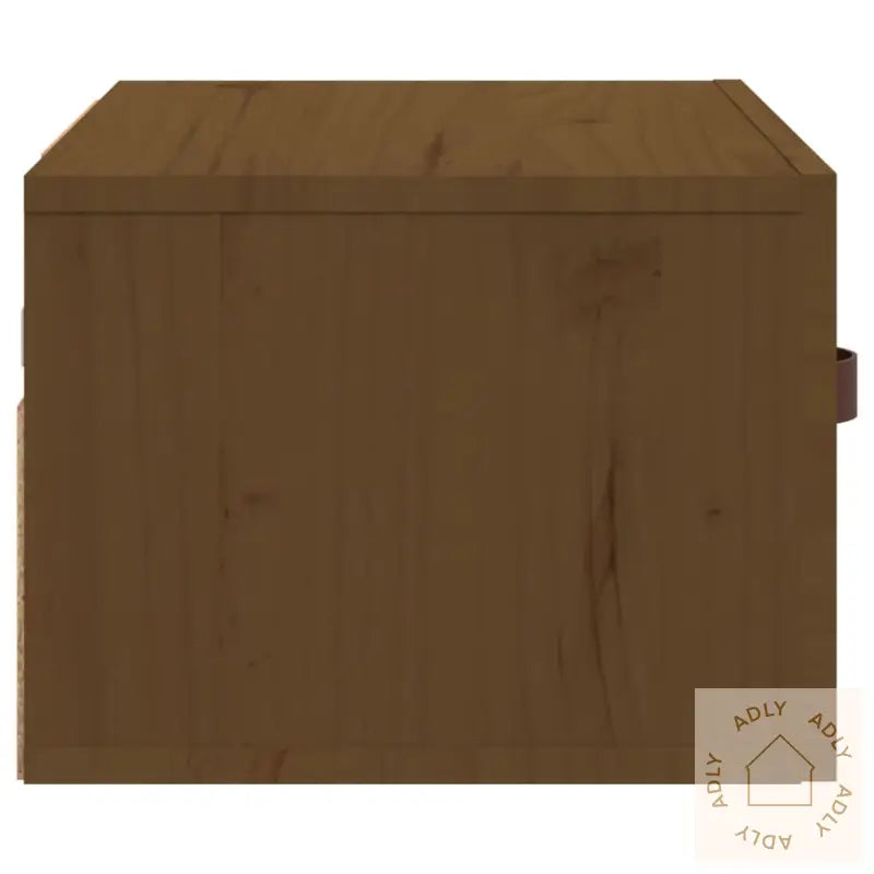Veggmontert Nattbord Honningbrun 40X29,5X22 Cm