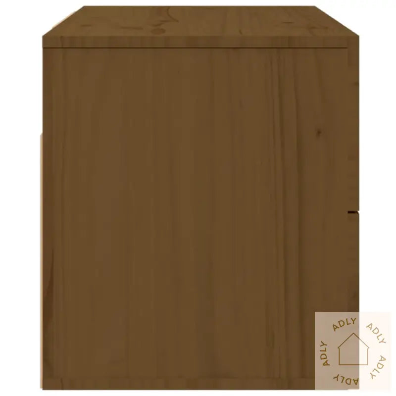 Veggmontert Nattbord Honningbrun 50X36X40 Cm