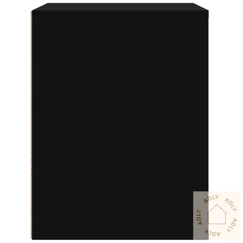 Veggmontert Nattbord Svart 50X36X47 Cm