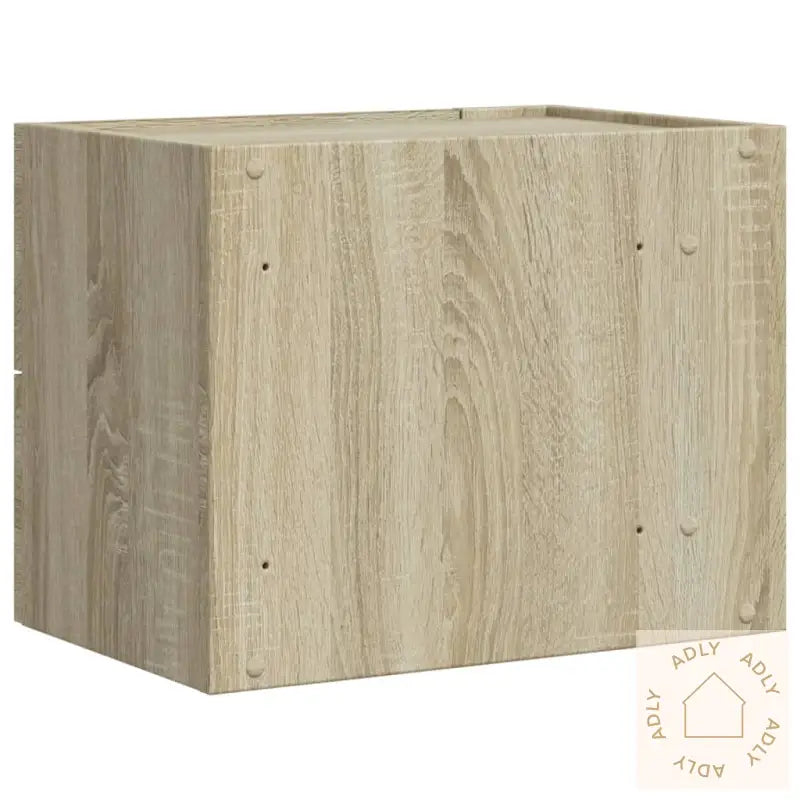 Veggmontert Nattbord Sonoma Eik 45X30X35 Cm