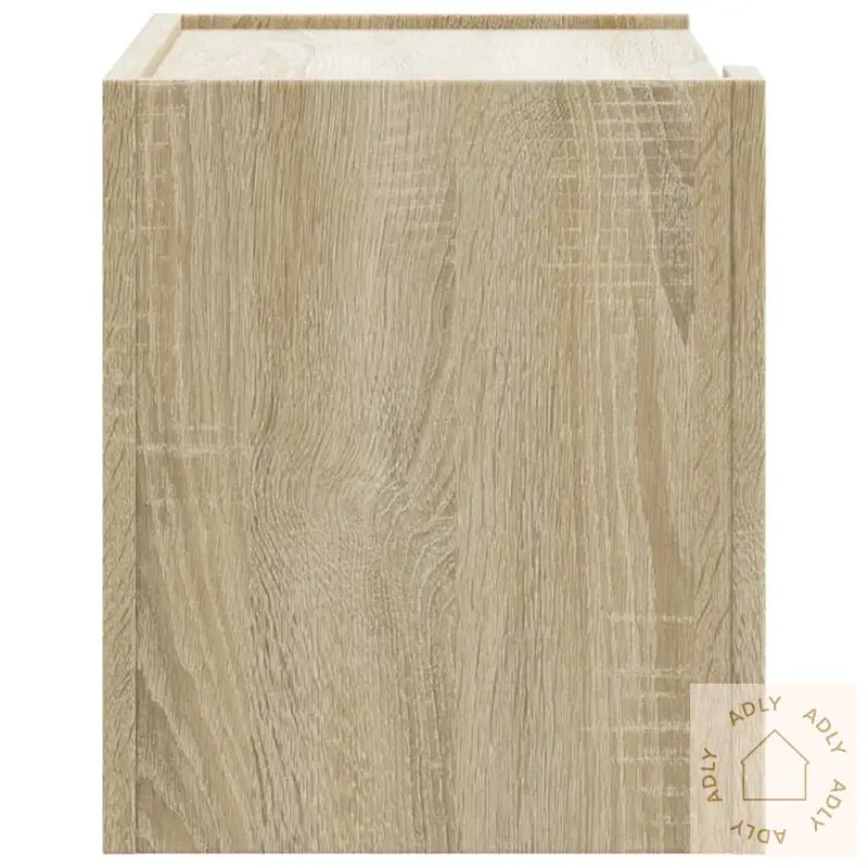 Veggmonterte Nattbord 2 Stk Sonoma Eik 45X30X35 Cm