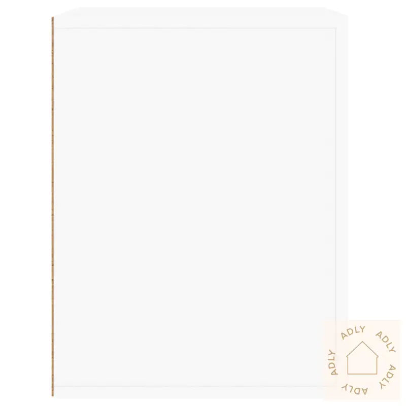 Veggmontert Nattbord Hvit 50X36X47 Cm