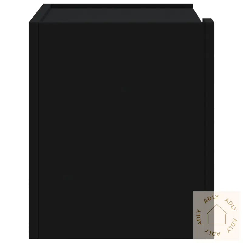 Veggmonterte Nattbord 2 Stk Svart 45X30X35 Cm