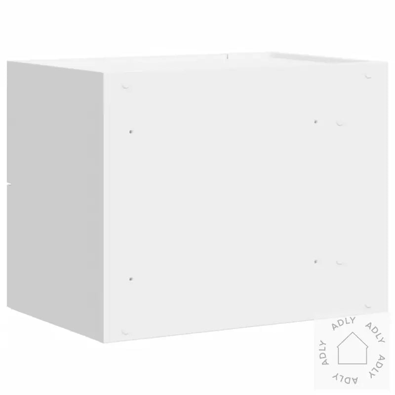 Veggmontert Nattbord Hvit 45X30X35 Cm