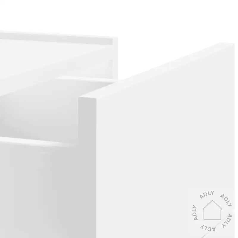 Veggmonterte Nattbord 2 Stk Hvit 45X30X35 Cm