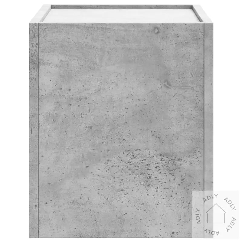 Veggmonterte Nattbord 2 Stk Betonggrå 45X30X35 Cm