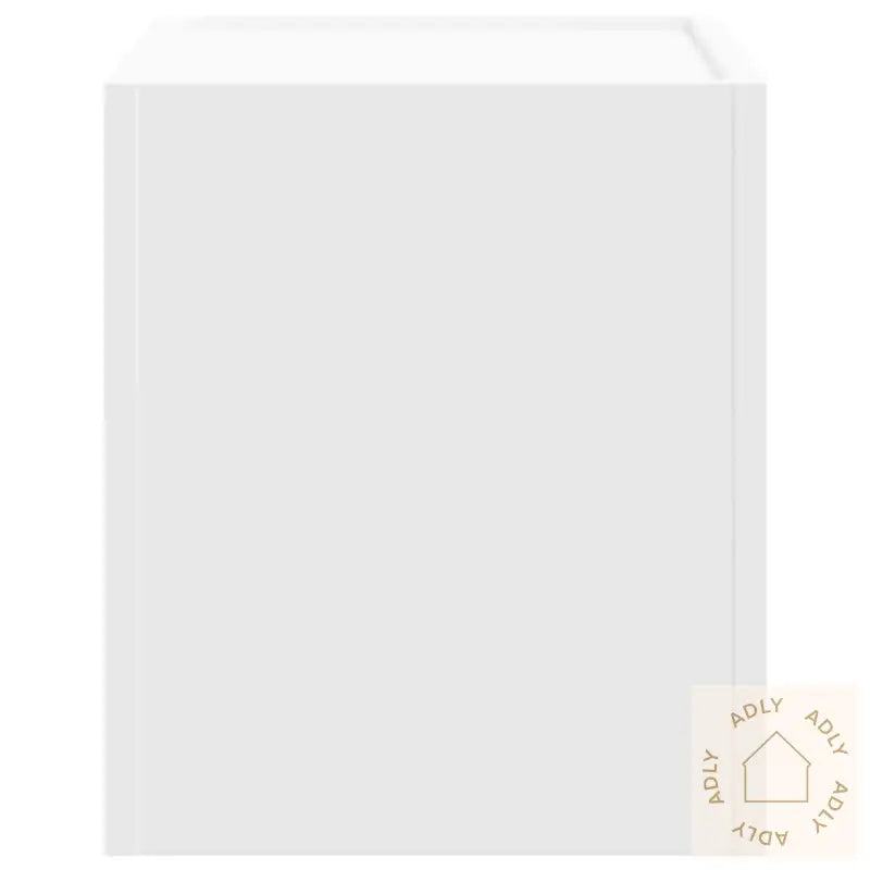 Veggmonterte Nattbord 2 Stk Hvit 45X30X35 Cm
