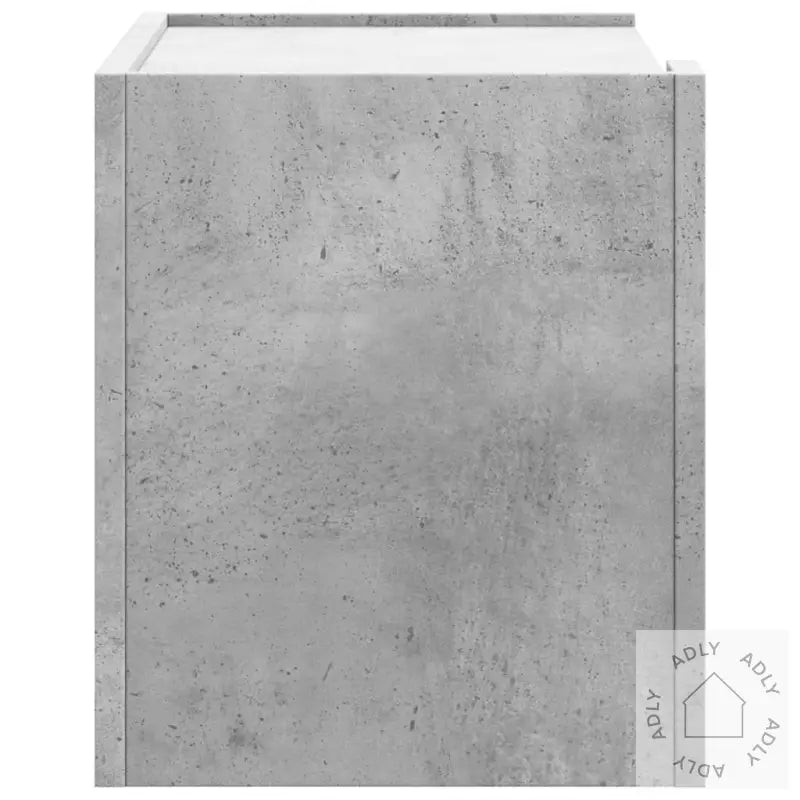 Veggmonterte Nattbord 2 Stk Betonggrå 45X30X35 Cm
