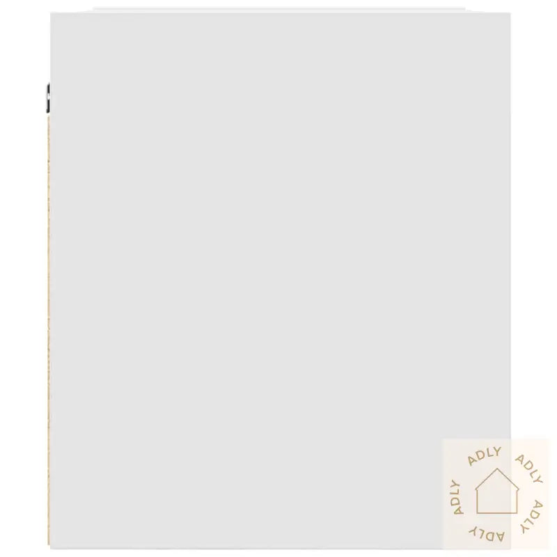 Veggmontert Nattbord 2 Stk Hvit 38X34X40 Cm