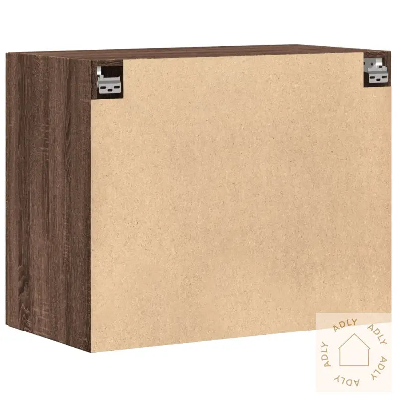 Veggskap Brun Eik 80X42,5X64 Cm Konstruert Tre