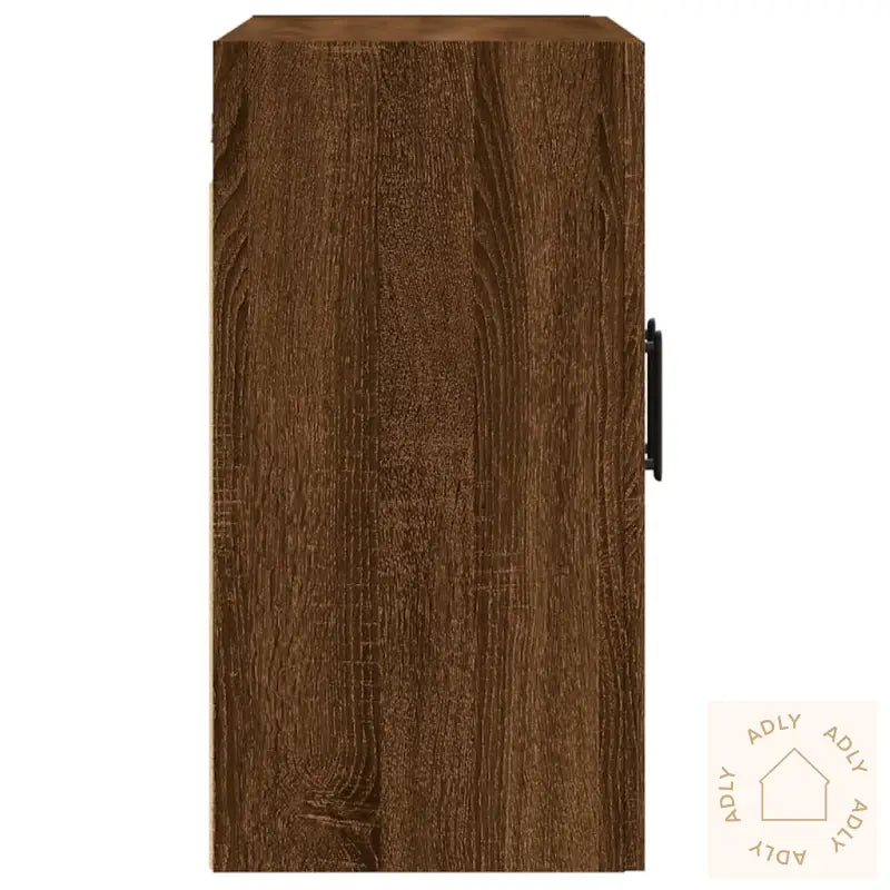 Veggskap Brun Eik 60X31X60 Cm Konstruert Tre