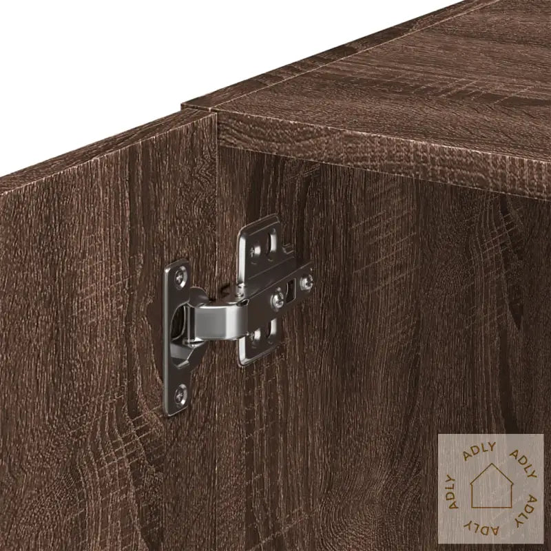 Veggskap Brun Eik 50X42,5X40 Cm Konstruert Tre