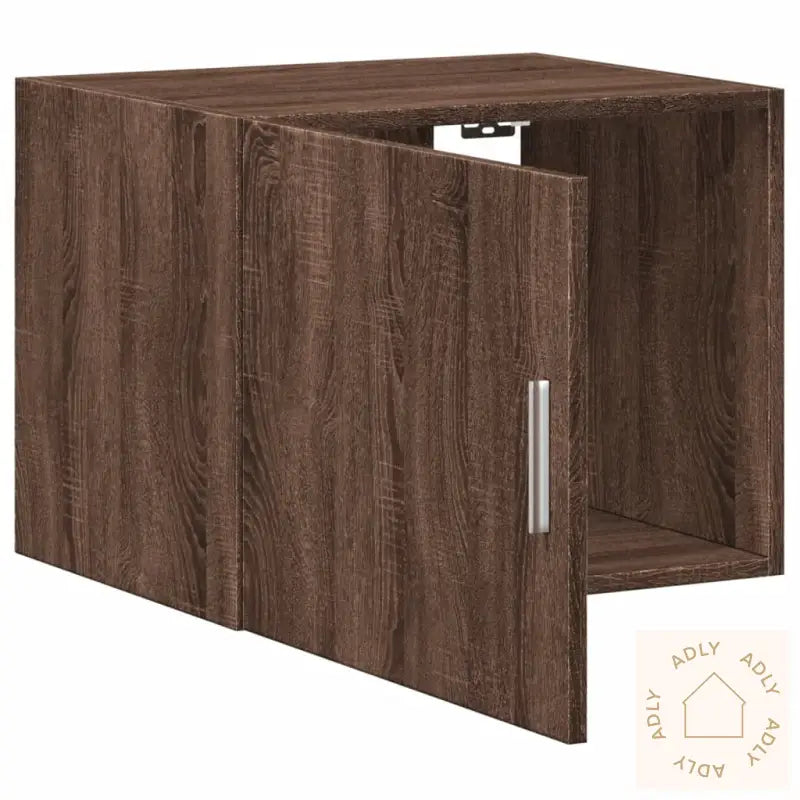 Veggskap Brun Eik 50X42,5X40 Cm Konstruert Tre