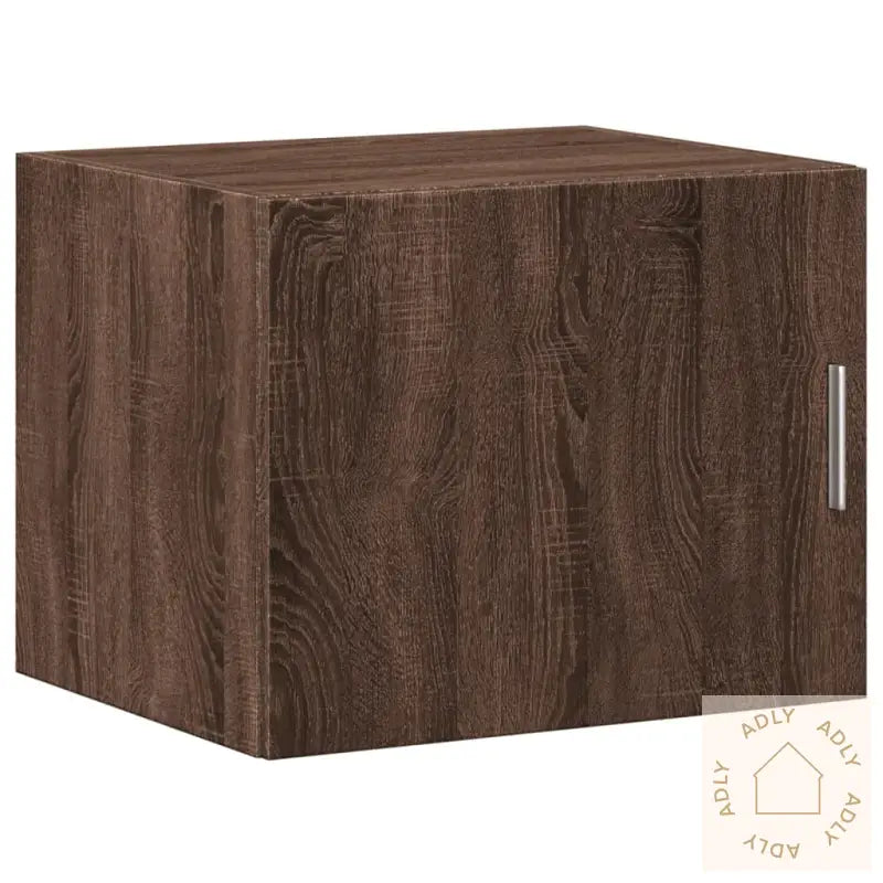 Veggskap Brun Eik 50X42,5X40 Cm Konstruert Tre