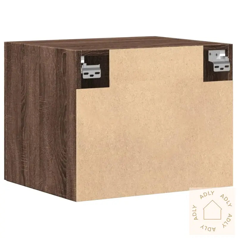 Veggskap Brun Eik 50X42,5X40 Cm Konstruert Tre