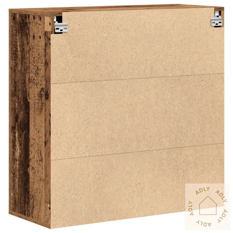 Veggs Skap Gammelt Tre 80X33X80 Cm Laget Av Tre