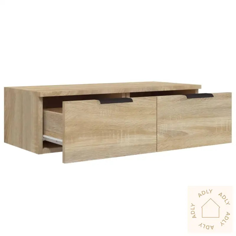 Veggskap Sonoma Eik 68X30X20 Cm Konstruert Tre
