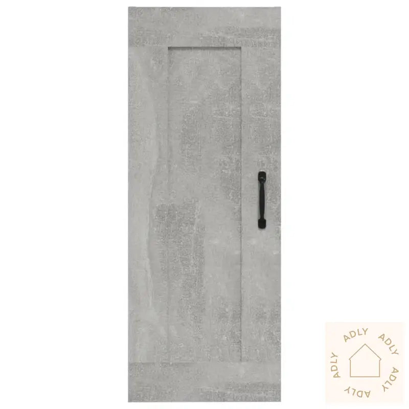 Veggskap Betonggrå 35X34X90 Cm Konstruert Tre