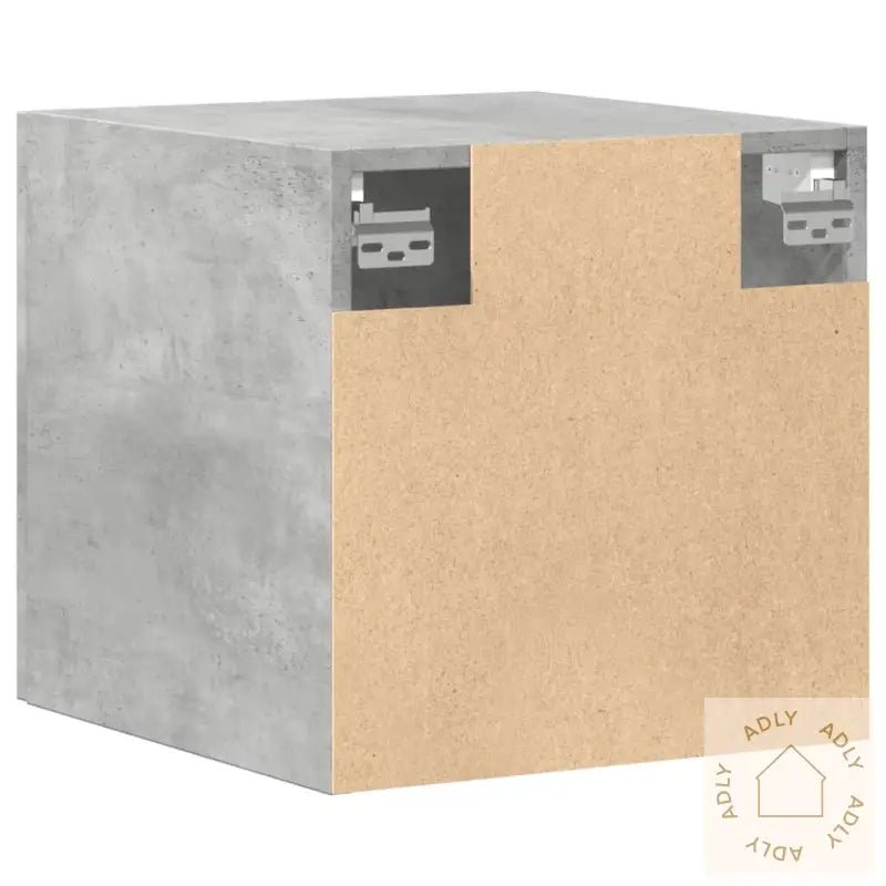 Veggskap Betonggrå 40X42,5X40 Cm Konstruert Tre
