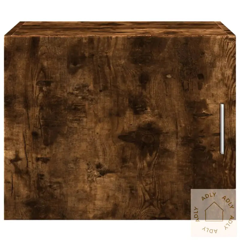 Veggskap Røkt Eik 50X42,5X40 Cm Konstruert Tre